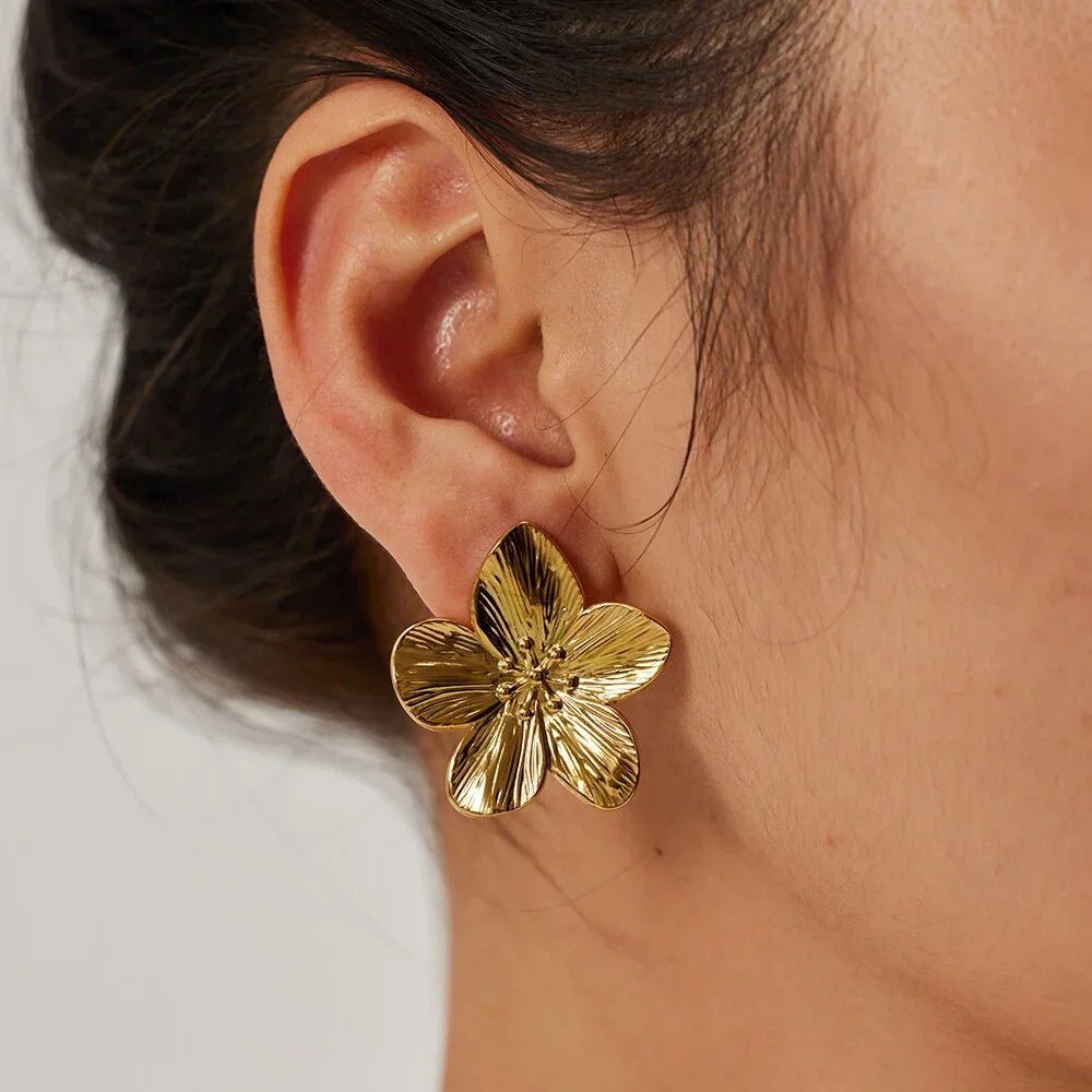 Boucle d'oreilles Boucles Flora - Historia Jewelry