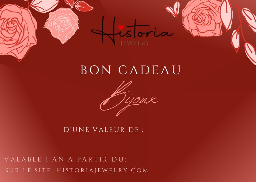 bijoux CARTE CADEAU - Historia Jewelry