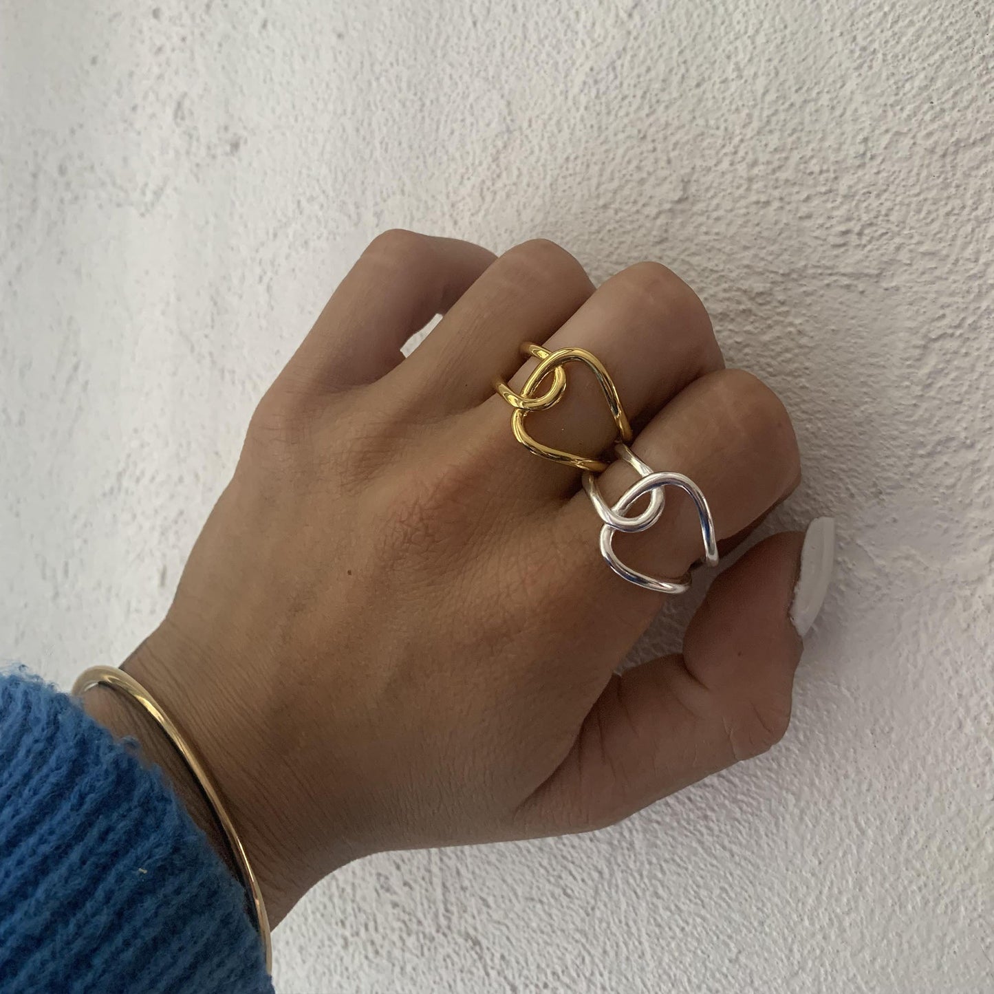 Bague Bague en acier inoxydable - Historia Jewelry