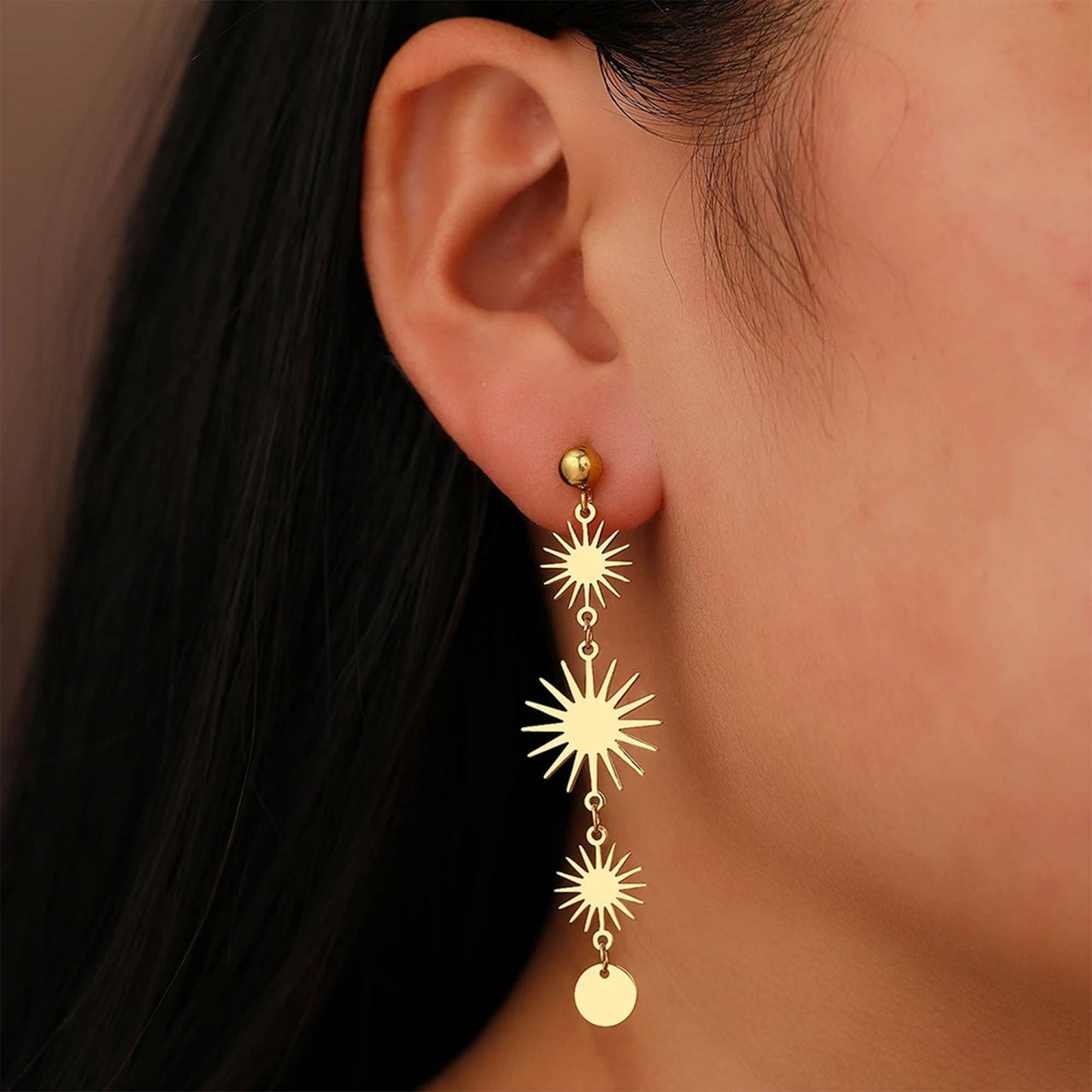 Boucle d'oreilles Boucles Sun - Historia Jewelry