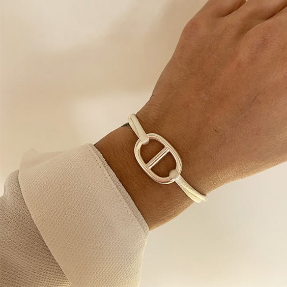 Bracelet Bracelet satiné Maille Marine - Historia Jewelry