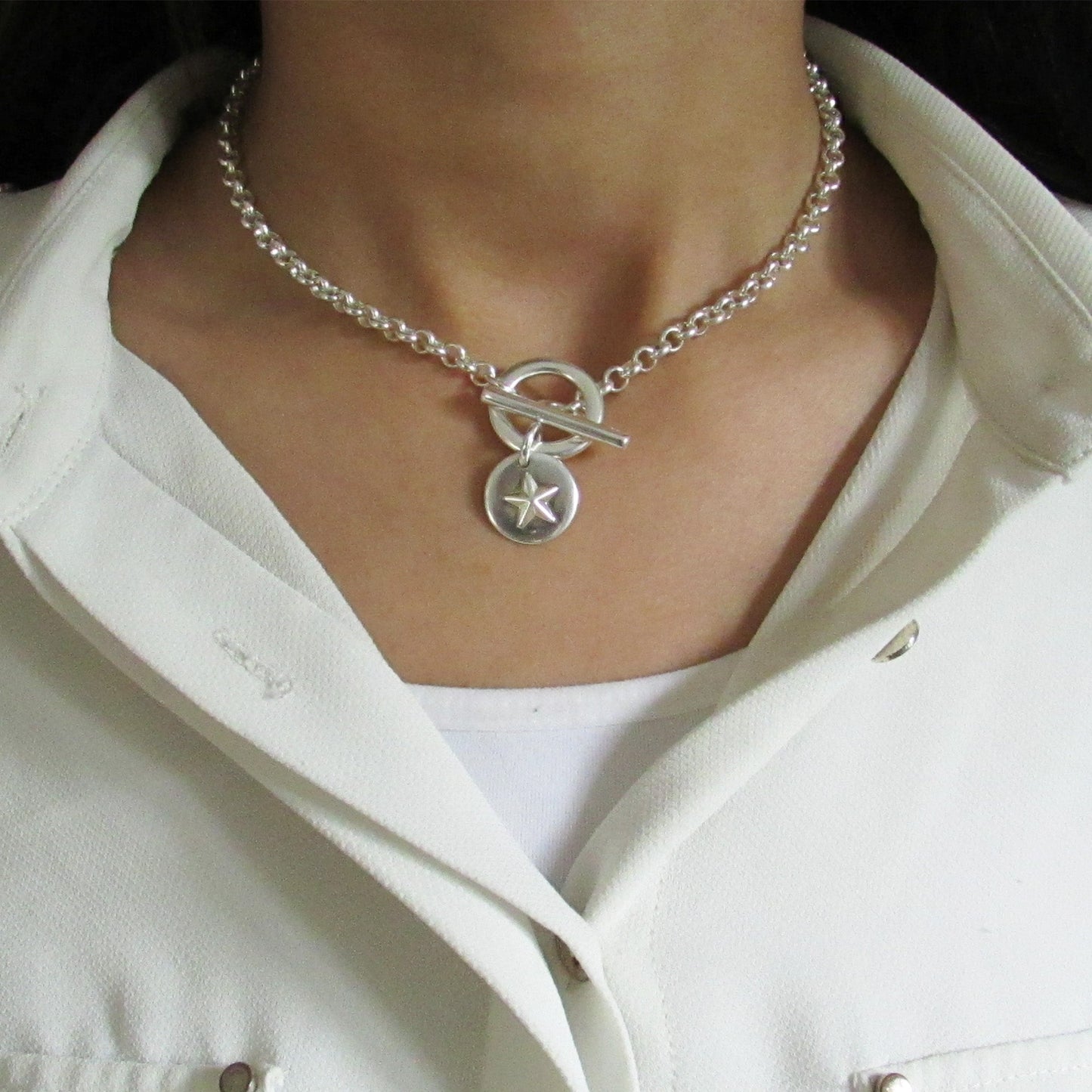 Bracelet Collier toggle étoile - Historia Jewelry
