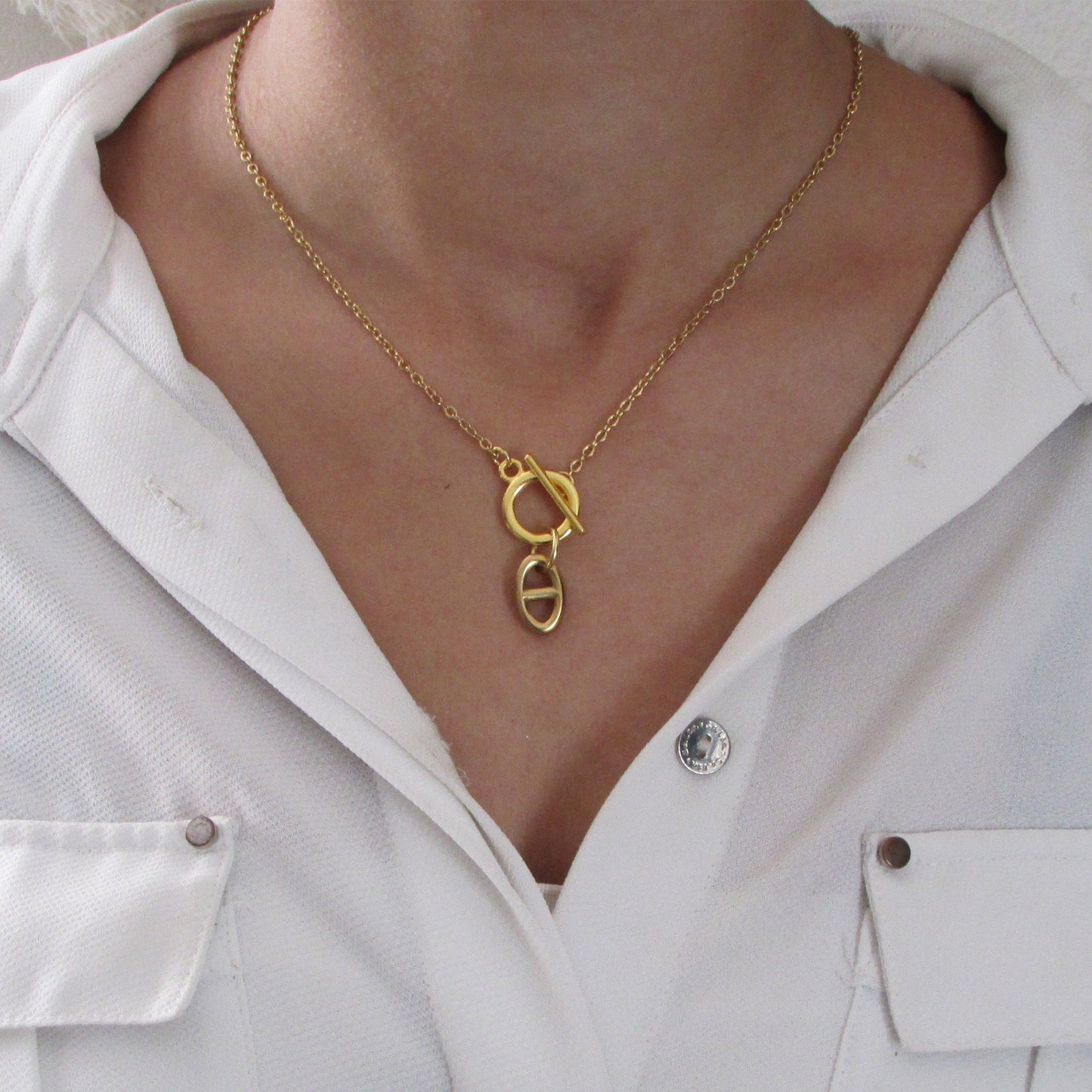 Collier Collier Toggle marine - Historia Jewelry