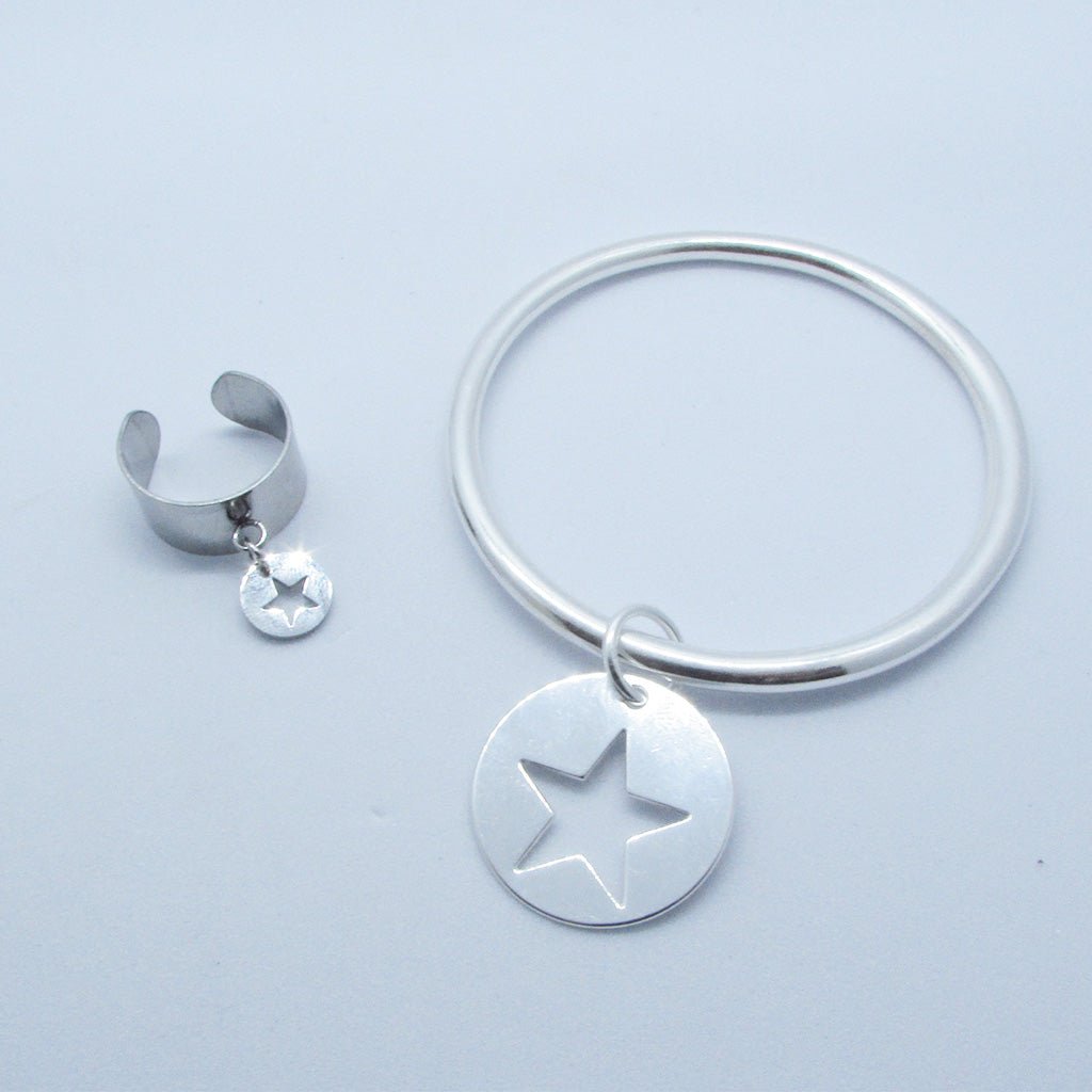 Bracelet Duo breloque étoile - Historia Jewelry