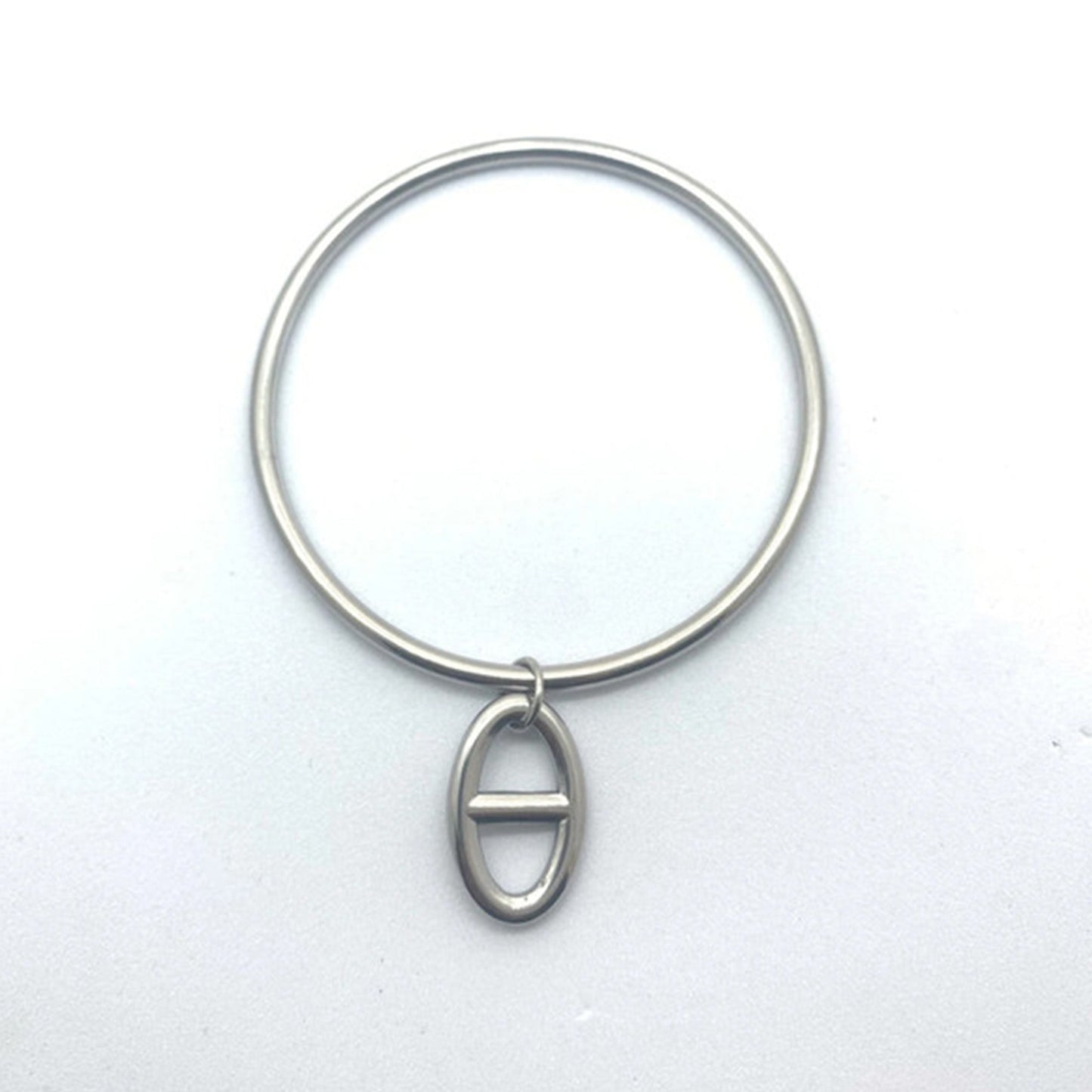 Bracelet Jonc breloque en acier inoxydable - Historia Jewelry