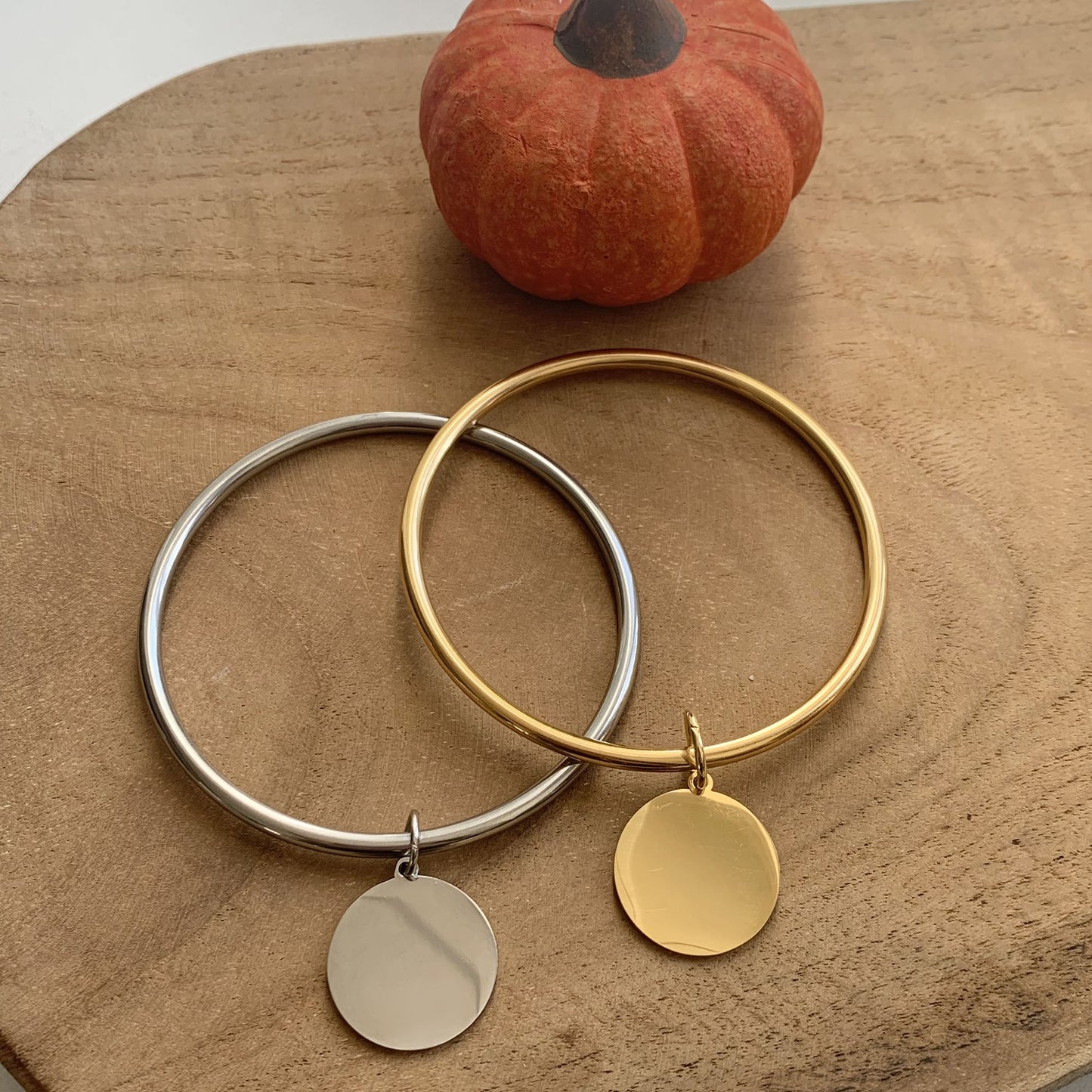 Bracelet Jonc médaille - Historia Jewelry