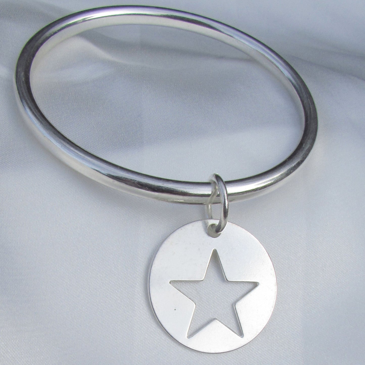 Jonc Jonc médaille étoile - Historia Jewelry