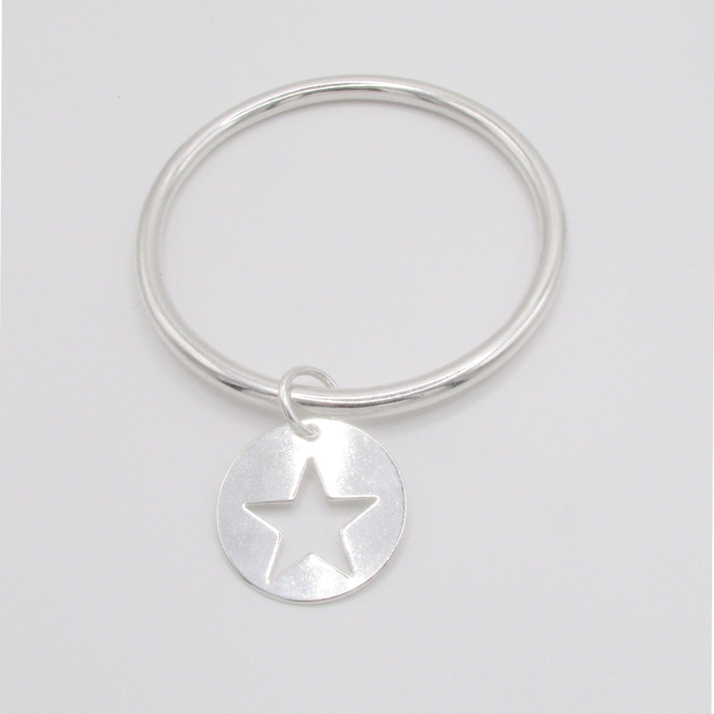 Jonc Jonc médaille étoile - Historia Jewelry