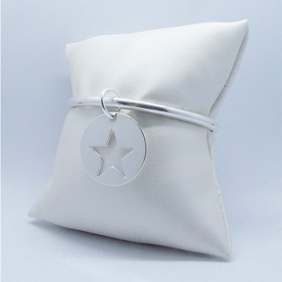 Jonc Jonc médaille étoile - Historia Jewelry