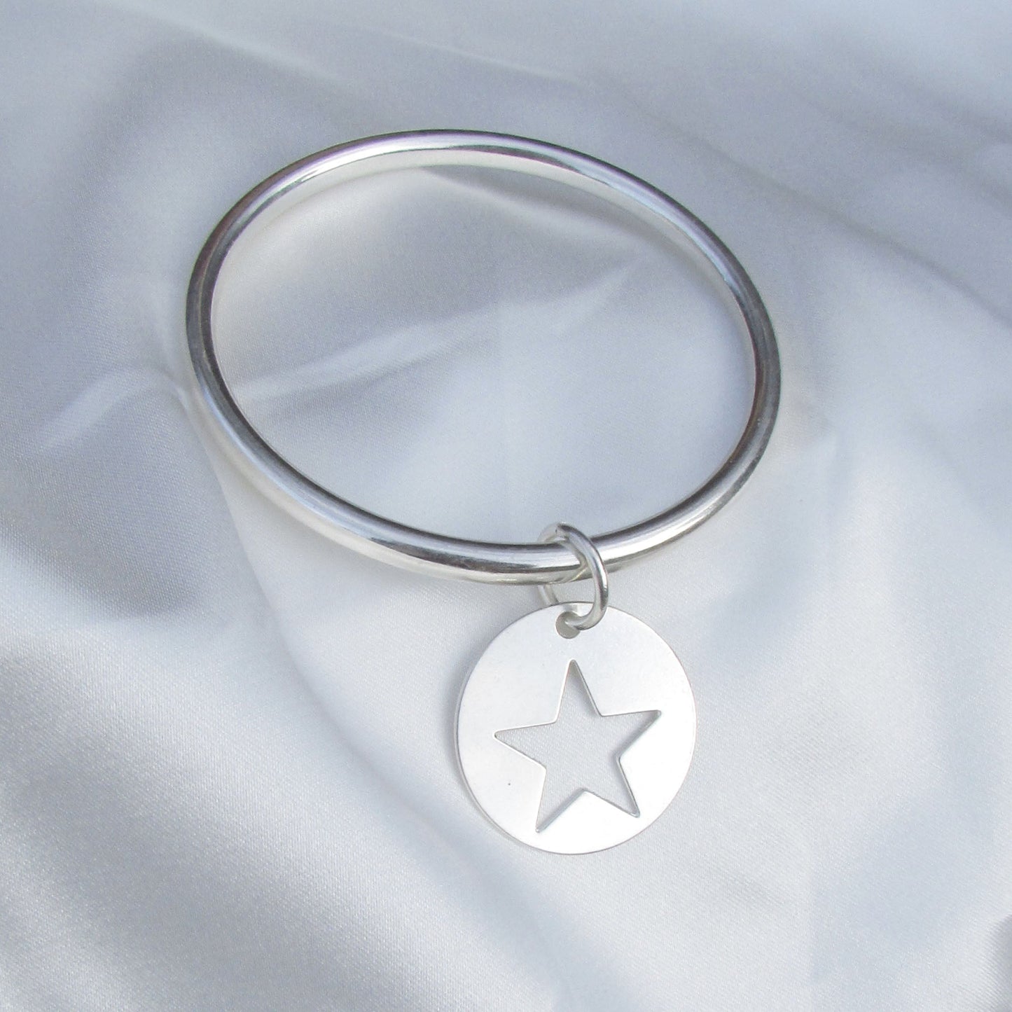 Jonc Jonc médaille étoile - Historia Jewelry