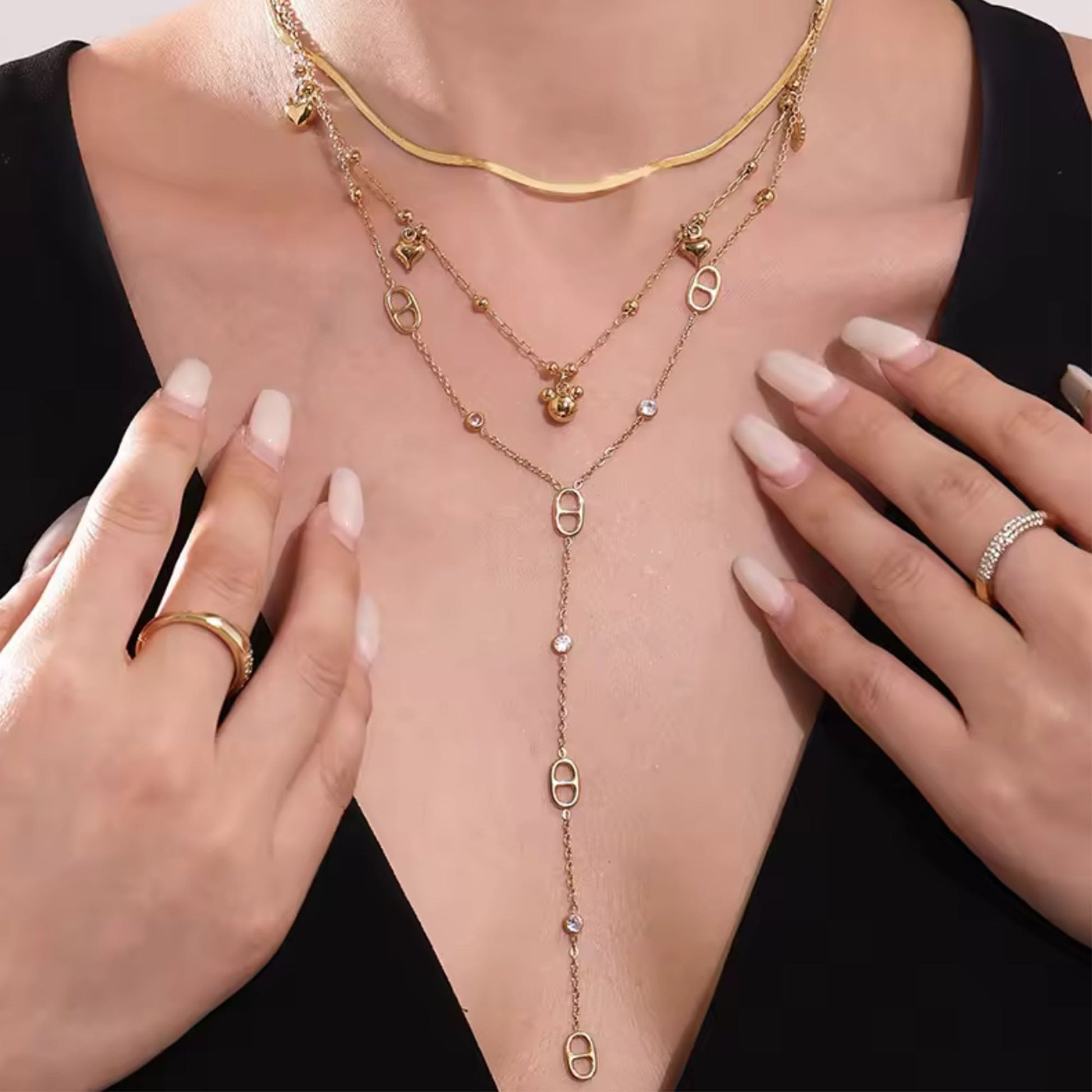 bijoux Collier Sautoir Maille Marine - Historia Jewelry